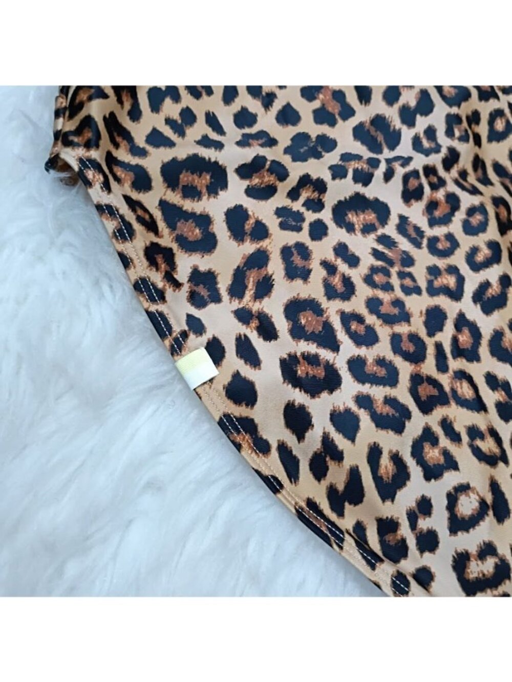 Summersalt Leopard 10 Print One-Piece Swimsuit Adjustable Straps - Picture 4 of 12